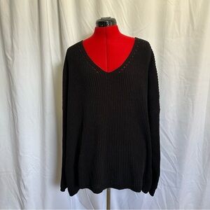 New Directions Black Knit Sweater